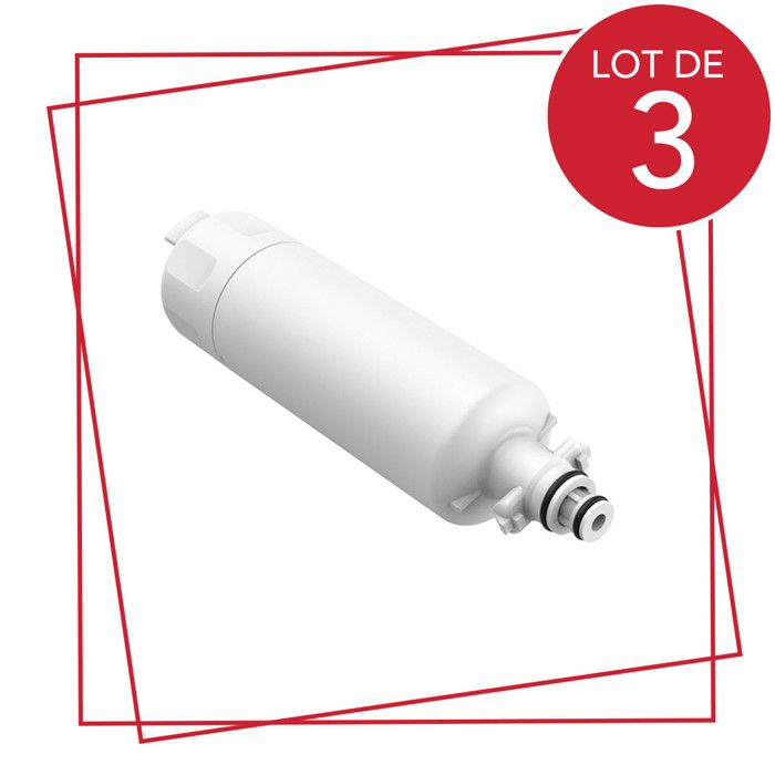 Lot de 3 filtres à eau Frigo Réfrigérateur Congélateur ADQ36006101 LG