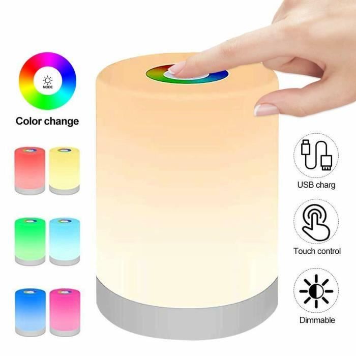 Led Veilleuse De Nuit Portable Bebe Veilleuse Rechargeable Usb A Temperature Tactile Avec 7 Couleurs Achat Vente Veilleuse Bebe Soldes Sur Cdiscount Des Le Janvier Cdiscount