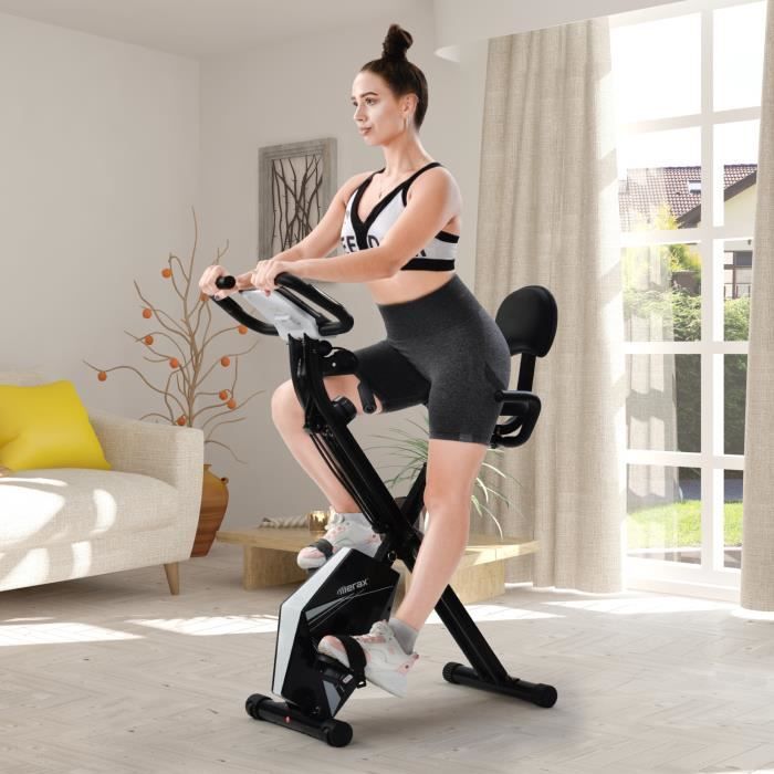 Moniteur De Vélo D'Appartement Alanmoship – Écran LCD – Compteur Vitesse, Cardio, Calories, Temps – Compatible Rameur, Vélo Stationnaire