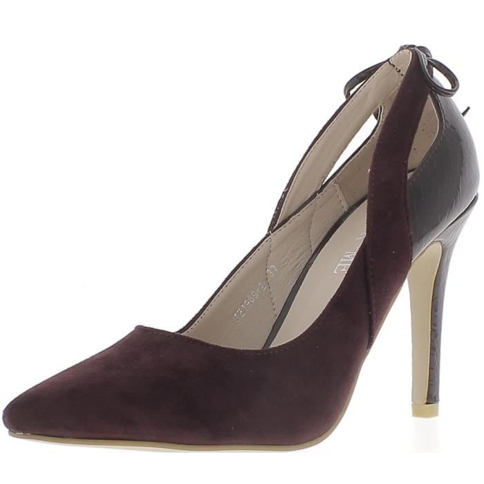 chaussure prune mariage
