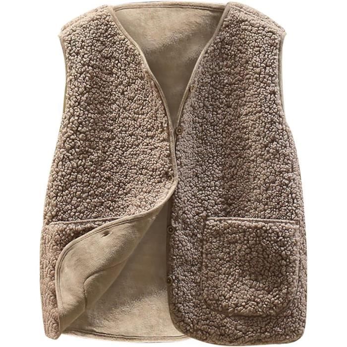 Gilet sans best sale manche femme polaire