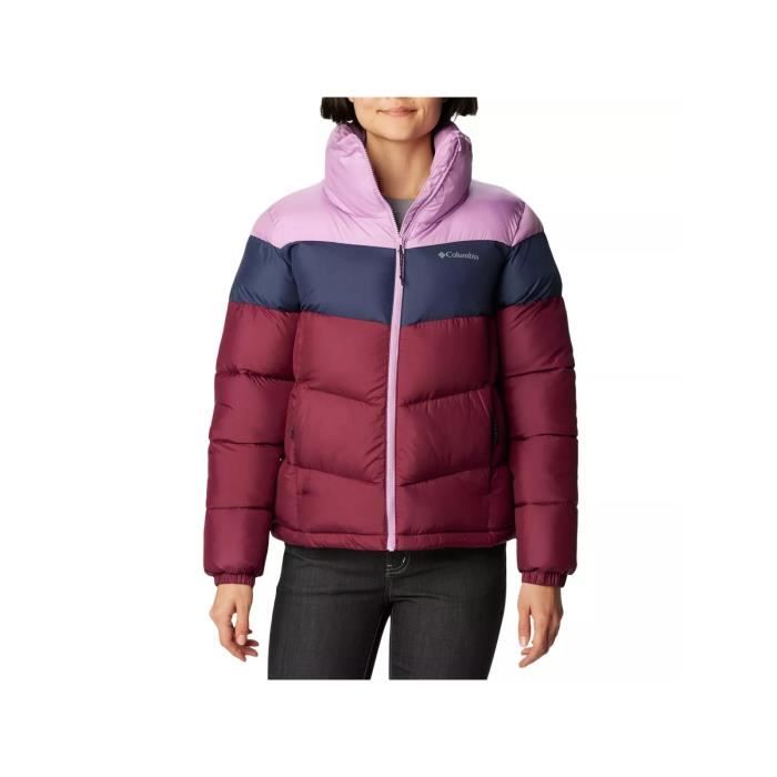 Doudoune de ski mixte Columbia Puffect Colourblock Rose