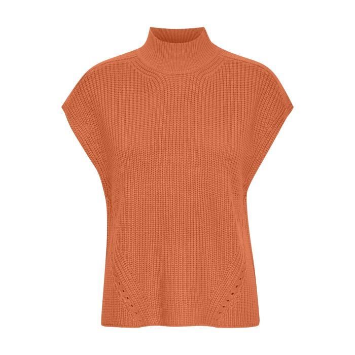 Pull sans manches femme b.young Otinka 2 Orangeade - Cdiscount Pr??t-?�-Porter