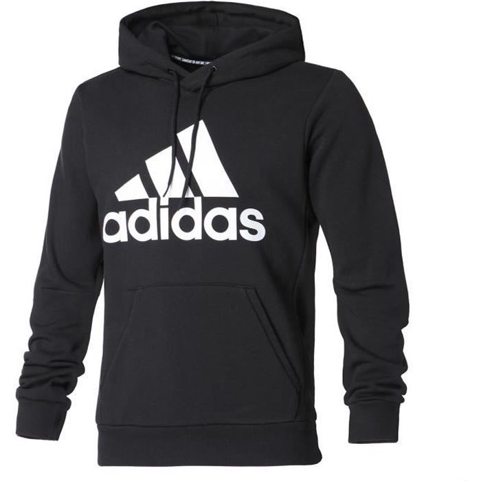 ADIDAS Sweat à capuche MH BOS PO FT - Homme - Noir ADIDAS Sweat à capuche MH BOS PO FT - Homme - Noir