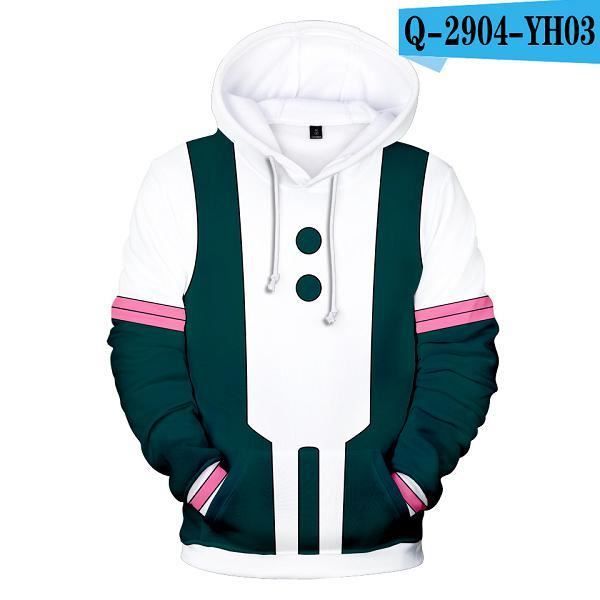 Sweat à Capuche My Hero Academia Bakugou Katsuki – Cosplay Et Vêtement Décontracté Pour Adulte