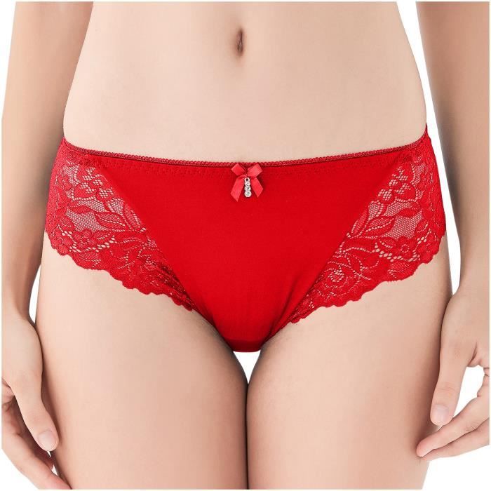Slip coton dentelle discount