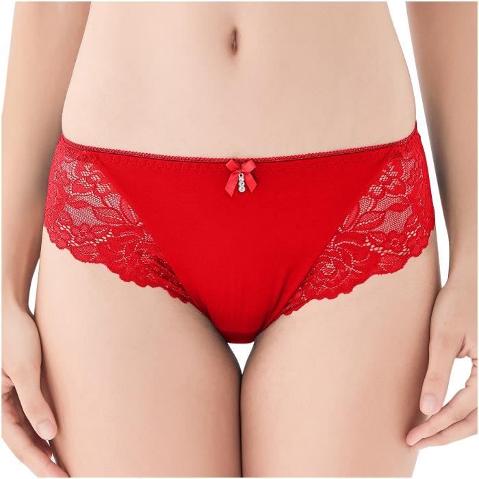 Mode femme culotte  Dentelle Rouge  My Look Feminin