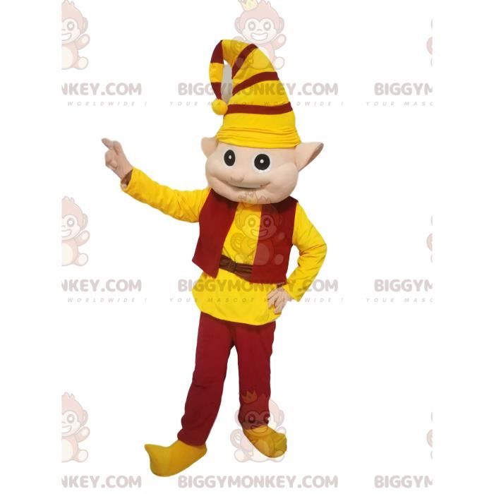 Costume D'elfe De Noël Adulte - Bonnet, Tablier, Oreilles, Chaussettes Incluses - Idéal Fêtes Et Cosplay