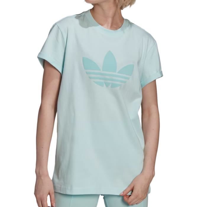 T shirt adidas femme bleu online