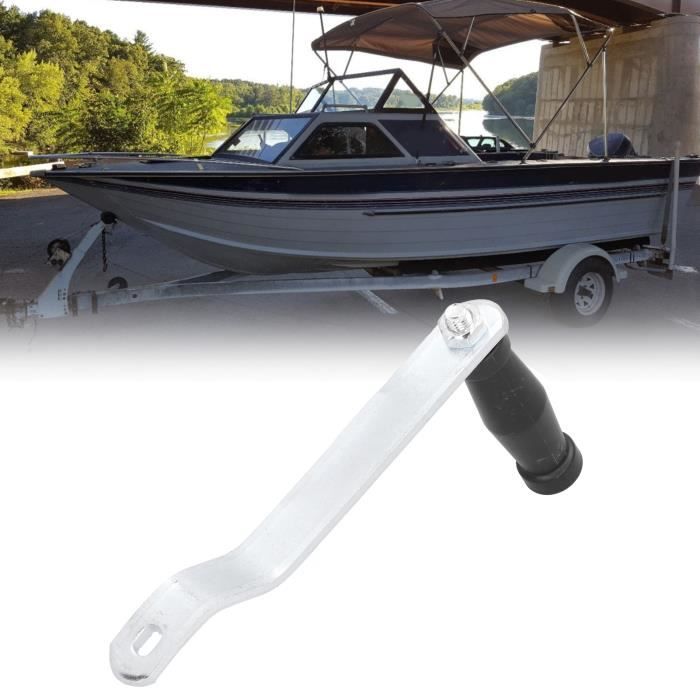 Poignée De Treuil Ergonomique 8,1 Pouces – Remplacement Universel Pour Remorque De Bateau, Support Galvanisé