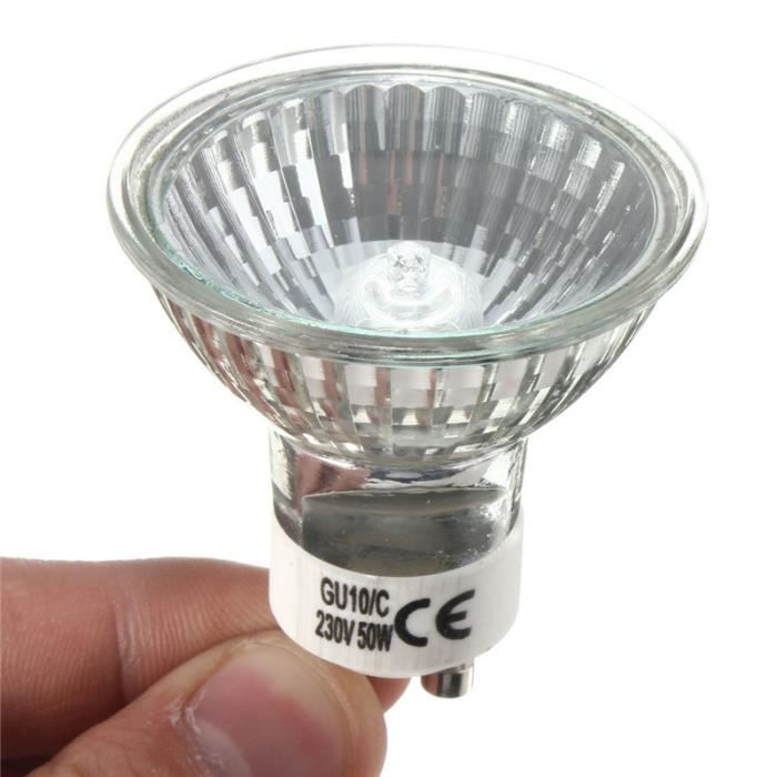 GU10 Ampoule Spot 120° Halogène 20W 35W 50W Lampe Bulb Blanc Chaud AC  220-240V 1 PC