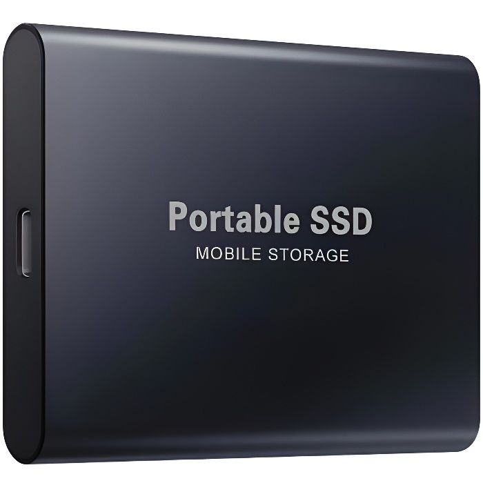 Disque dur ssd externe Disque SSD mobile portable-noir-2T - Cdiscount  Informatique