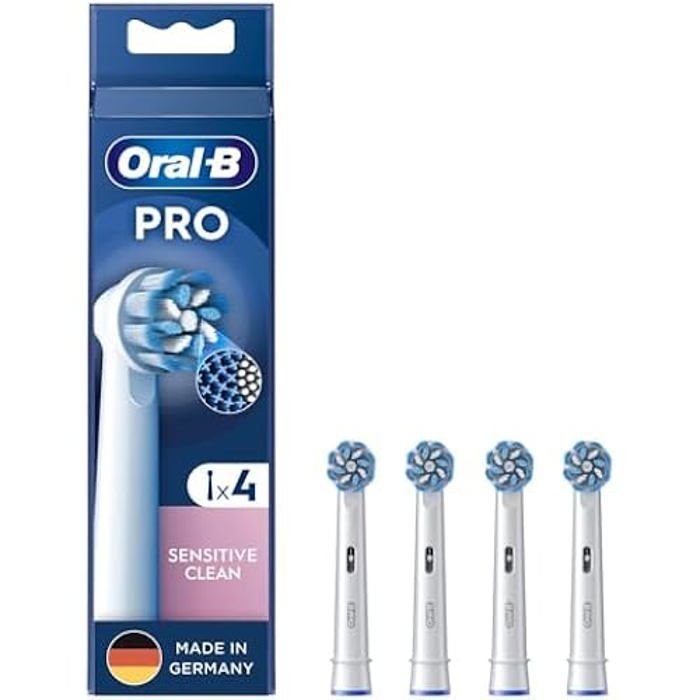 Brossettes à dents ORAL B Pro Sensitive Clean Lot de 4 Têtes de rechange Sensibilité améliorée - vue 1