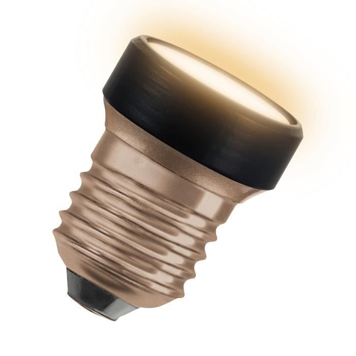Lampe LED OSRAM STAR FLAT 3 5W (équivalent 26W) - Blanc chaud 2700K - E27 - Gradable - Design ultra-compact Lampe LED OSRAM STAR FLAT 3 5W (équivalent 26W) - Blanc chaud 2700K - E27 - Gradable - Design ultra-compact