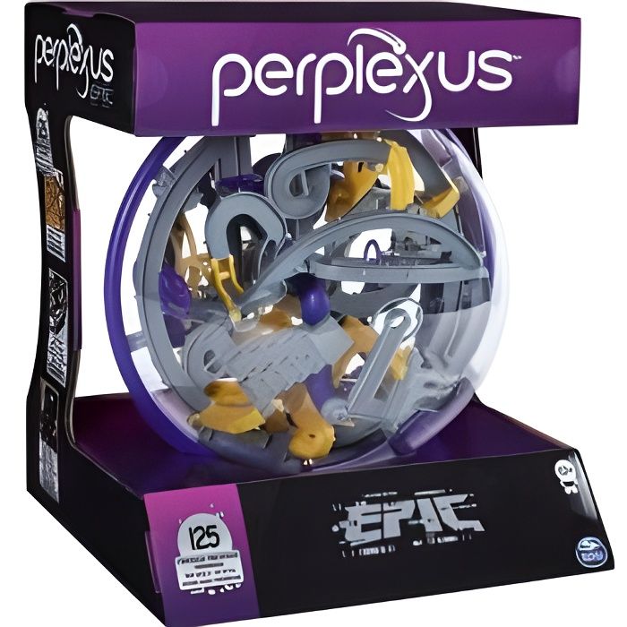 Perplexus Epic - Labyrinthe 3D Avec 125 Défis - Jeu De Réflexion Et D'habileté - À Partir De 10 Ans