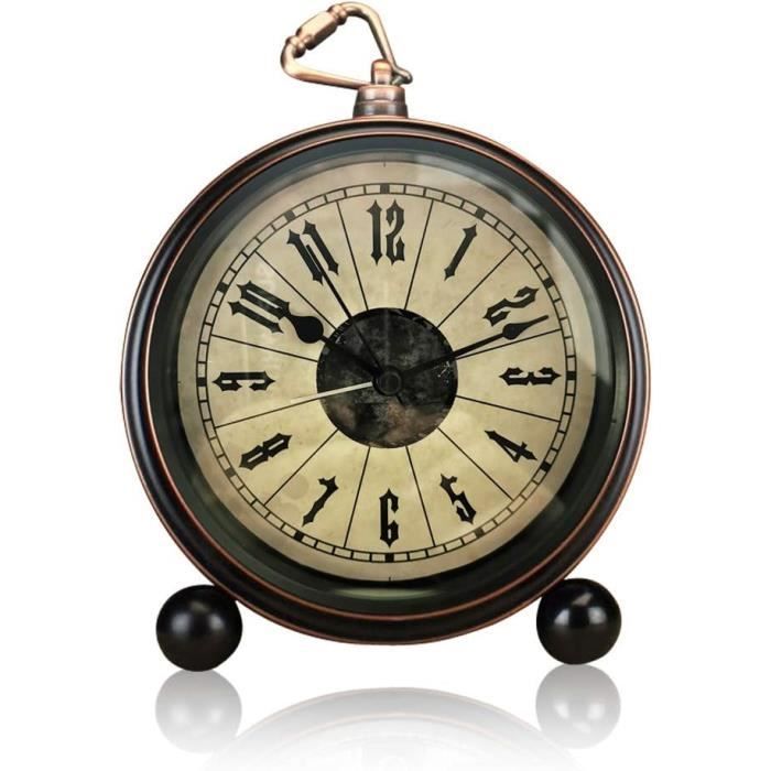 Réveil vintage, réveil mécanique, 2 jewels fashion, horloge à poser