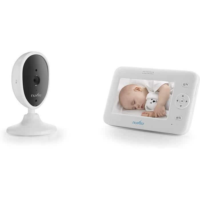 Babyphone Sans Fil Cmonami – écran LCD 3,5", Vision Nocturne, Communication Bidirectionnelle, Portée 400 M