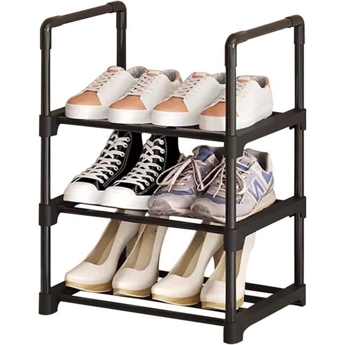 StahlLine™ - Armoire à chaussures en métal, étagère étroite & rangement