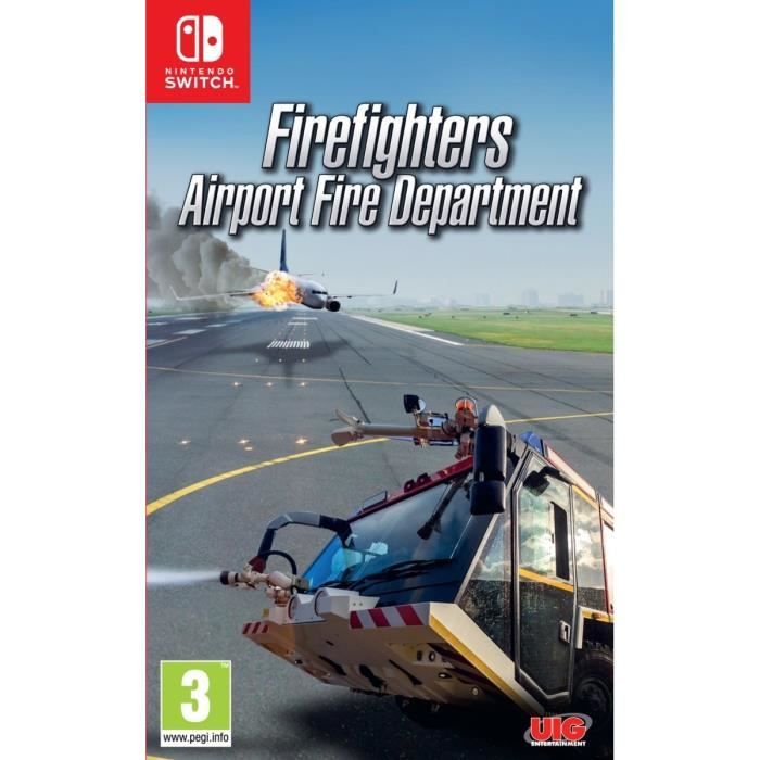 Firefighter Airport Fire Crash Avion Pompier Switch Cdiscount Jeux Video