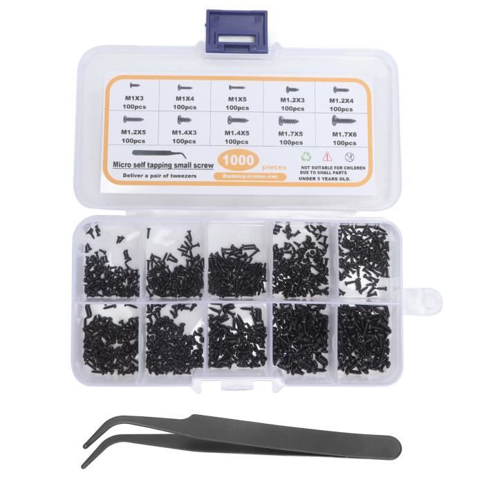 Lot De 5 Vis Autotaraudeuses LOXX 4,2 X 10 Mm + Clé - Fixations Rapides Pour Bâches Et Capots