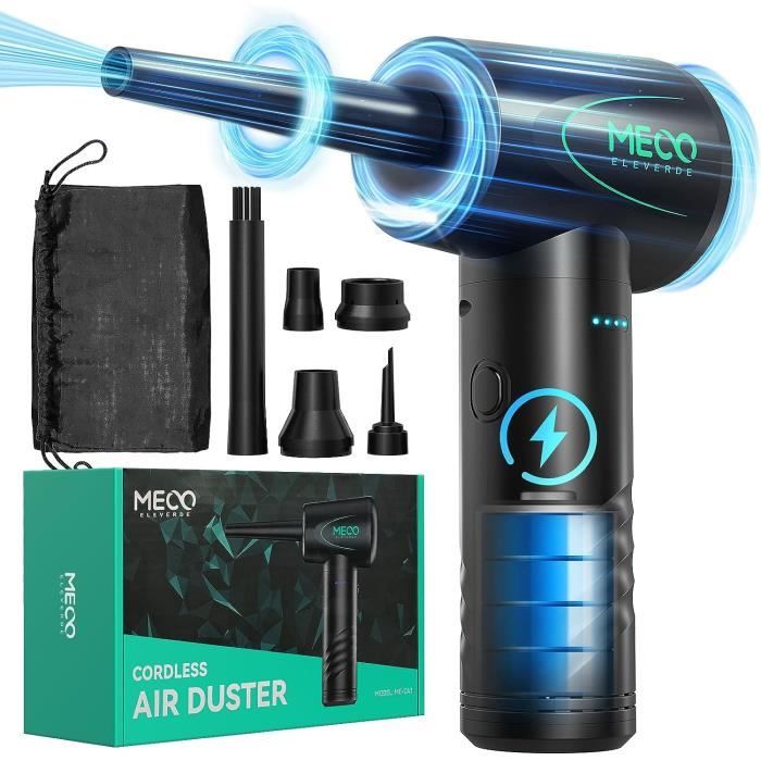Souffleur à Air Comprimé Électrique 300 000 Tr/min - Portable, Rechargeable Type-C, Pour Nettoyage Ordinateur