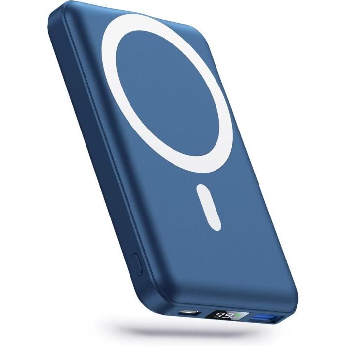 Batterie Externe MagSafe 10000mAh Yiisonger - Charge Rapide 22.5W Sans Fil Pour IPhone