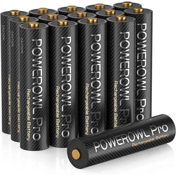 ANSMANN Piles Rechargeables Mignon AA NiMH 2850 MAh 1,2 V (Lot De 4