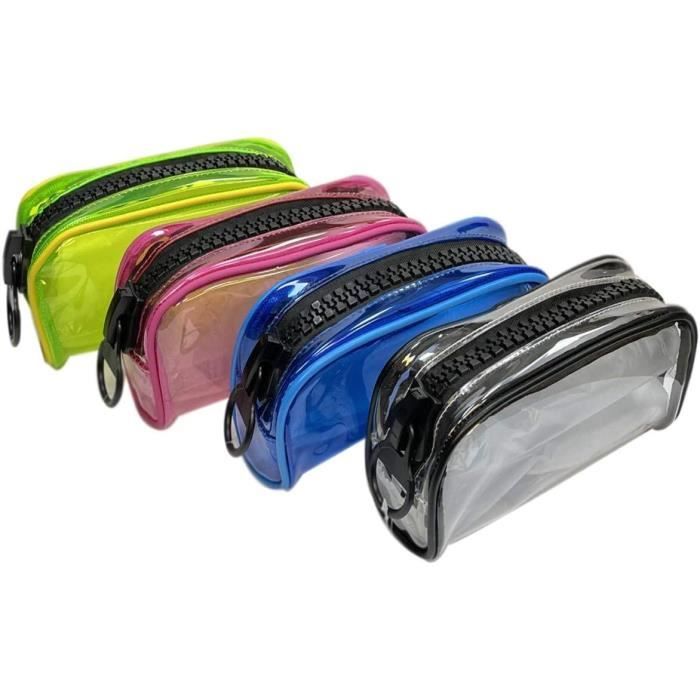 Trousse à crayons de grande capacité avec fermeture éclair,22x11x4.5cm