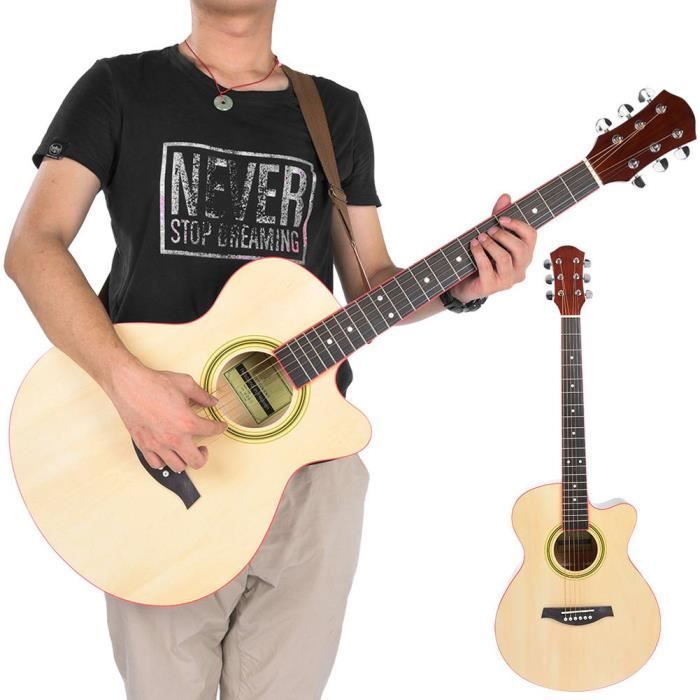 Guitare Acoustique 40 Pouces Pour Enfant Débutant 40 Pouces ABIL1 - Instruments De Musique