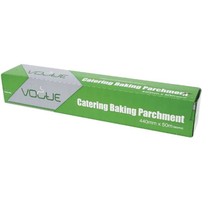 YAYODS Lot De 2 Rouleaux Papier Sulfurisé - 10 Cm X 50 M - Antiadhésif, Résiste à 230°C - Pour Four, Micro-ondes, Barbecue - Cuisson Sans Accrocher
