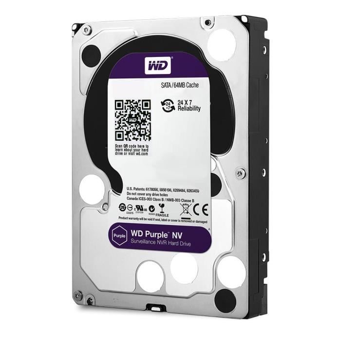 Western Digital Purple NV disque dur 8 To 3.5 Série ATA III
