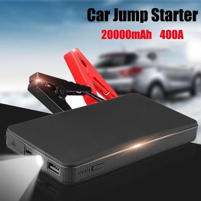 Démarreur de saut de voiture 20000mAh Booster Jumper Box Chargeur de batterie de banque d'alimentation portable