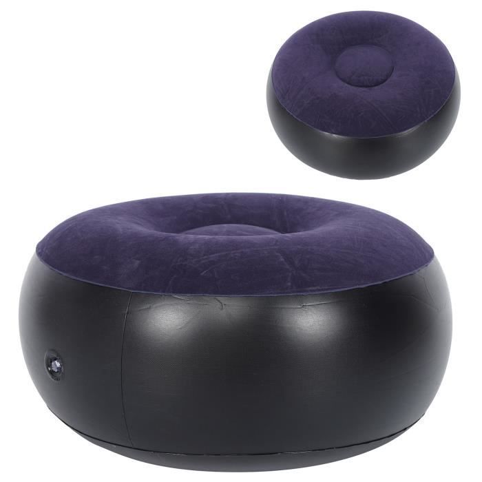 Tabouret Gonflable En Forme De Ballon De Foot – PVC, Diamètre 40 Cm – Pour Plage, Piscine, Camping Ou Décoration