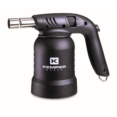 Jo Chef – Chalumeau de cuisine, torche rechargeable au butane avec verrou de sécurité et flamme réglable et jauge de carburant – torche culinaire, torche pour crème brûlée pour la cuisson des