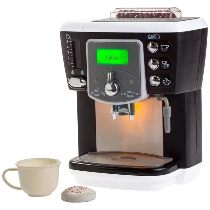 Machine à Café Jouet Idena – Effets Sonores Et Lumineux – Cappuccino, Latte, Macchiato – 3 Ans+ – Cuisine Enfantine