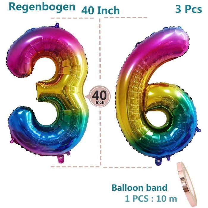  Ballon gonflable XXL Ø 1 M 10 pces