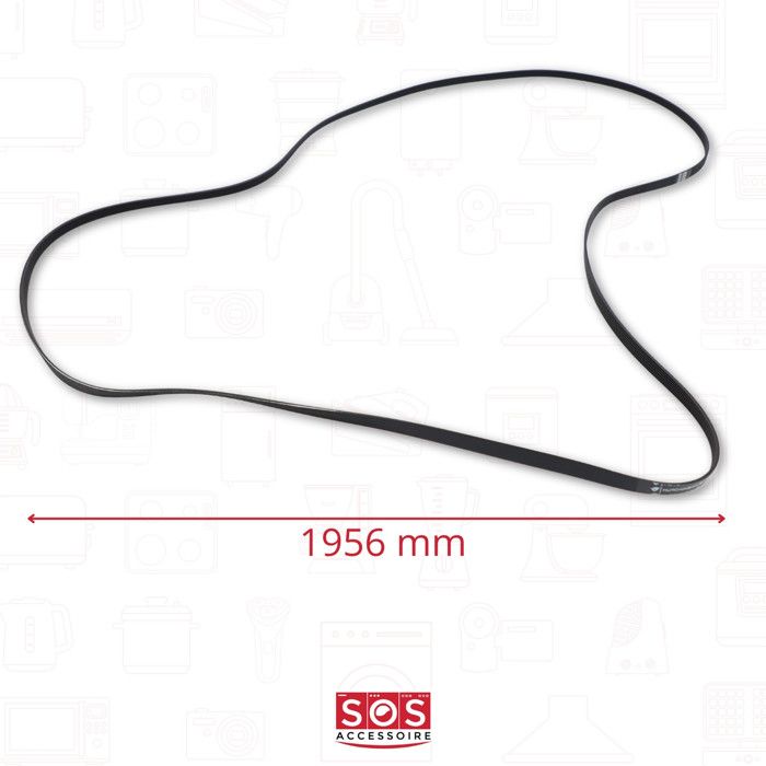 Courroie 1956PH7 BOSCH Compatible Sèchelinge Longueur 1956 mm — free download