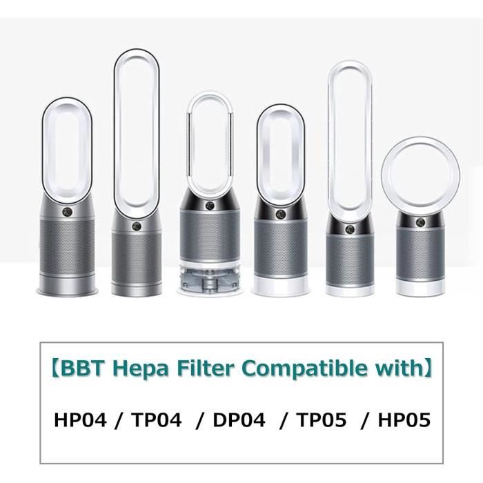 Filtre Hepa De Rechange Compatible Avec Dyson Hp04 Tp04 Dp04 Tp05 Hp05