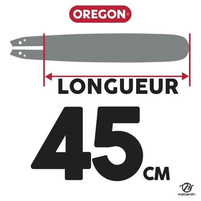 Guide Chaîne Tronçonneuse Oregon 3/8 063 - 38, 40, 45, 50, 60cm