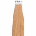 20" Extensions de Cheveux Bande adhésive Ruban adhésif – #27 Blond foncé – 50cm - 20pcs - Extensions en cheveux humains naturels --2