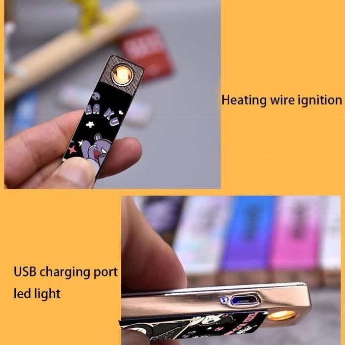 Allume Bougie Electrique,Briquet Electrique USB Rechargeable avec Bouton  Tactile,Briquet Arc Électrique flexible en rotation 3[832] - Cdiscount Au  quotidien