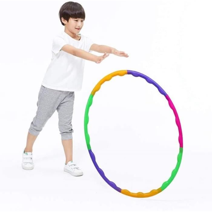TD® Lot de 4 Hula Hoop pour enfants Poids et taille réglable Jouets de  sport détachables cercle de gymnastique - Cdiscount Sport