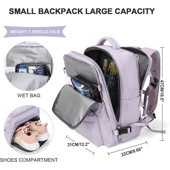 Sac à Dos De Voyage Cabine 45x36x20 Cm - Easyjet, Bagage Cabine, Noir