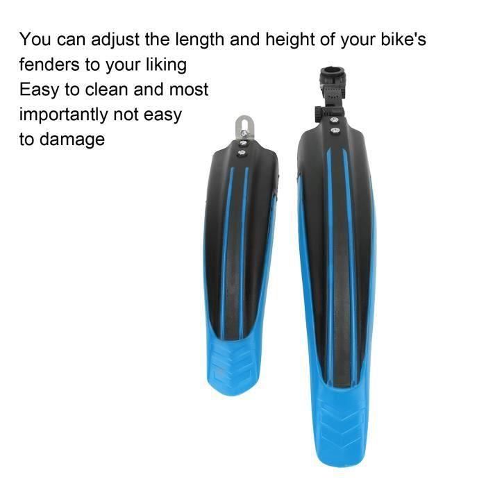 Protection Boue Et Pluie Vélo Garde-boue Vélo Route 700C Fixie - Paire Avant /Arrière Aluminium & Plastique | Protection Pluie Et Boue Pare Boue Velo