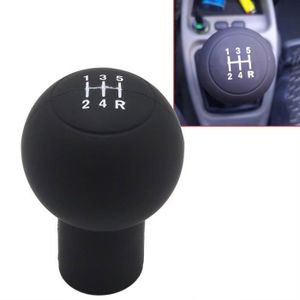 Pommeau De Vitesses Noir 5 Rapports Pour Skoda Fabia 2 II Et Roomster - Neuf, Référence 44647655
