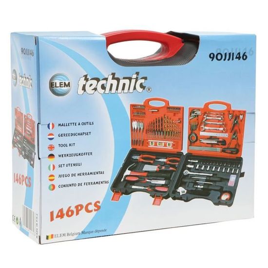 Malette A Outils 146 Pieces Achat Vente Coffret Consommable