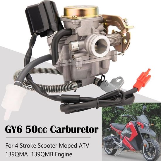 Carburateur Remplacement Pour Scooter 50-80 Cc GY6 139QMB - Admission 19 Mm, Compatible Sunl, Lifan, Etc.