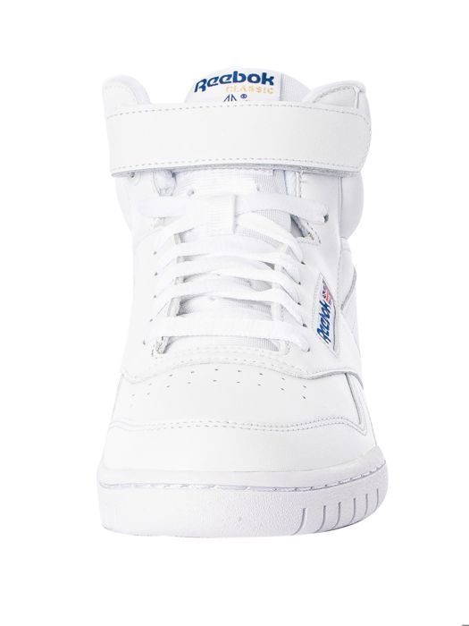 Baskets montantes REEBOK Exo Fit Hi Blanc Homme Lacets Synthetique Blanc Cdiscount Chaussures