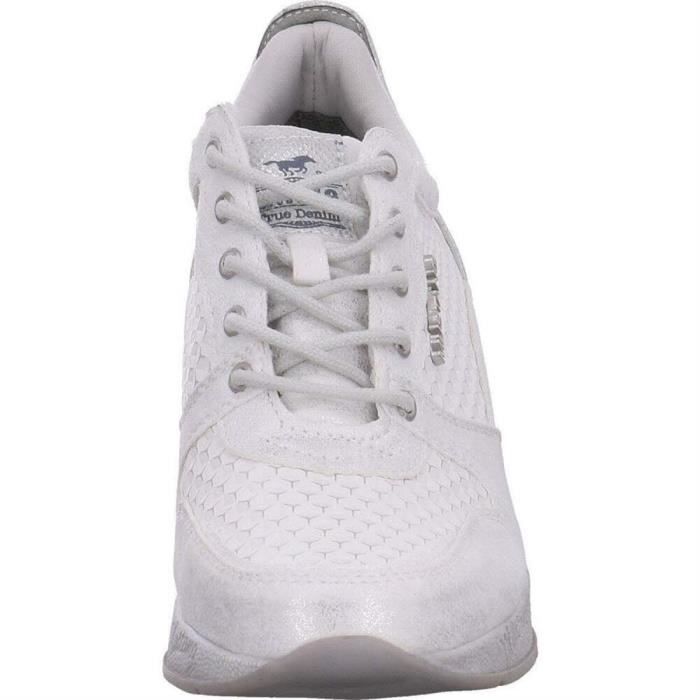 Basket mustang femme compensée shop