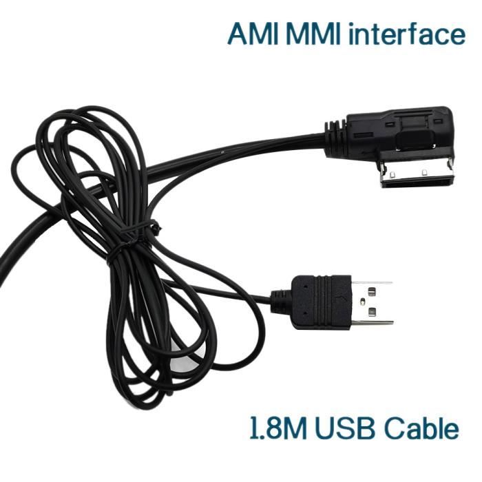 TMISHION fil de musique Bluetooth Adaptateur de musique de fil Audio sans  fil Bluetooth adapté pour Audi MMI 3G AMI AUX - Cdiscount Informatique